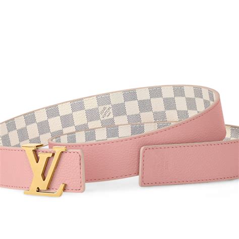 LV Initiales 30mm Reversible Belt Damier Azur 